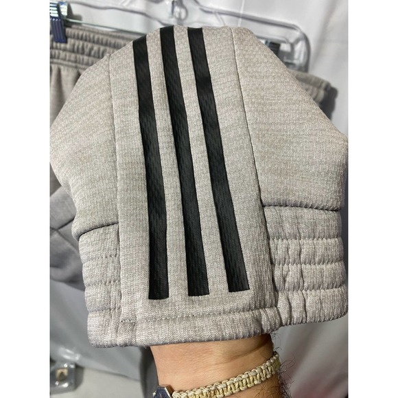 Adidas Mens Jogger Pants 2XL Gray Pockets -No Drawstring- Logo - Picture 12 of 12